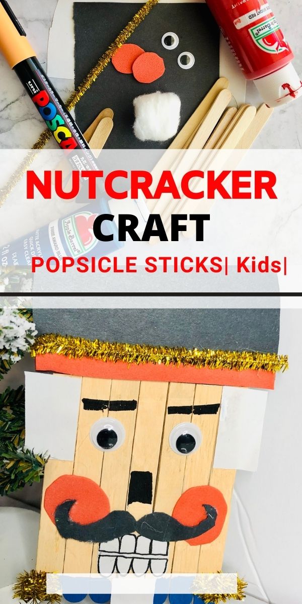 nutcracker craft with popsicle sticks