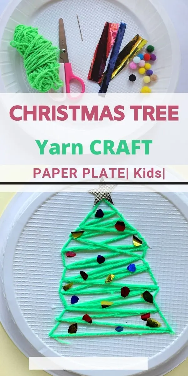 Yarn Christmas Tree Craft