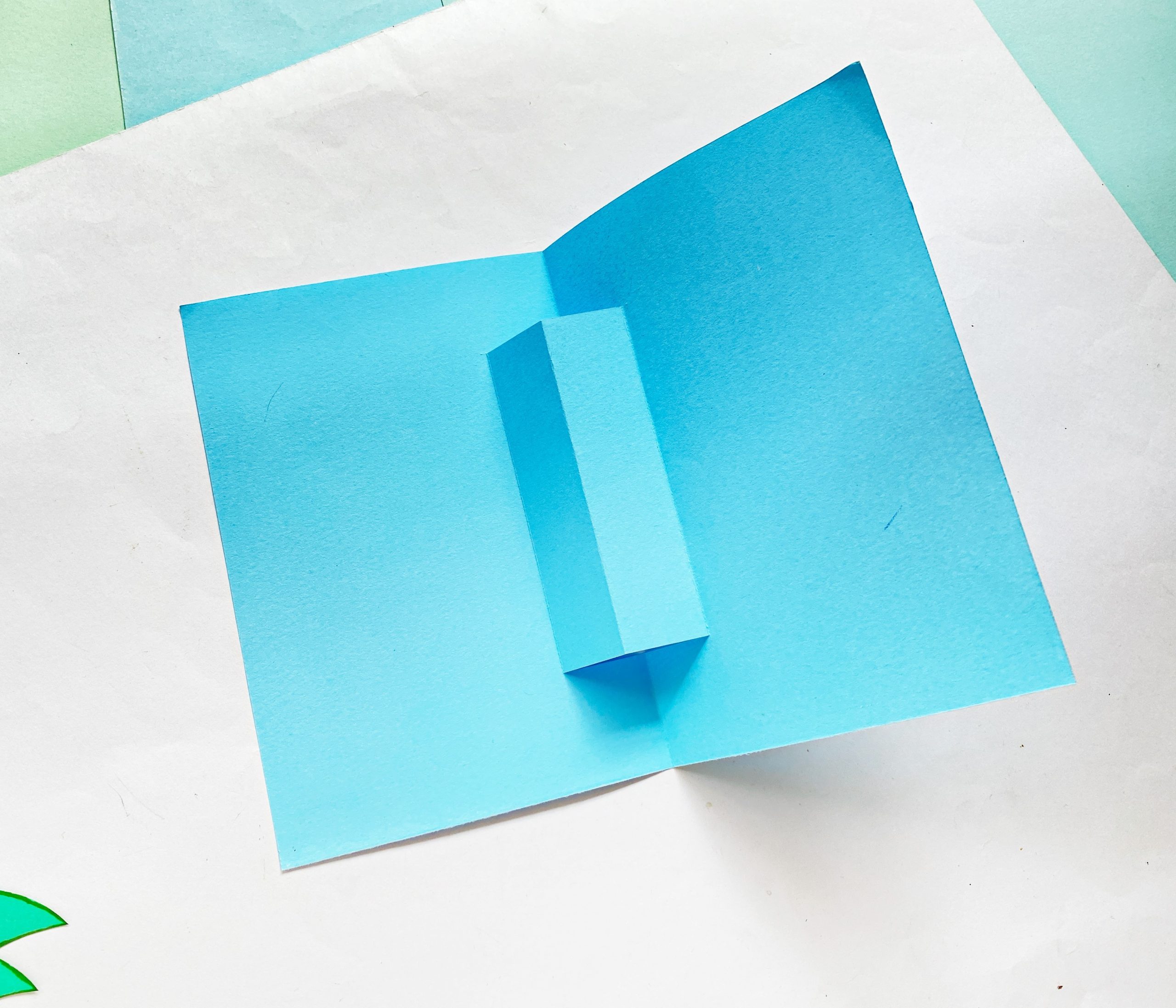 snowman 3d card process
