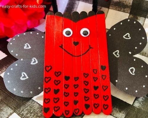 Popsicle Stick Love Bug