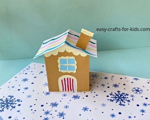 Gingerbread House Shape Craft