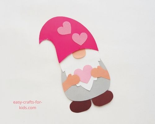 Valentine Gnome Craft for Kids