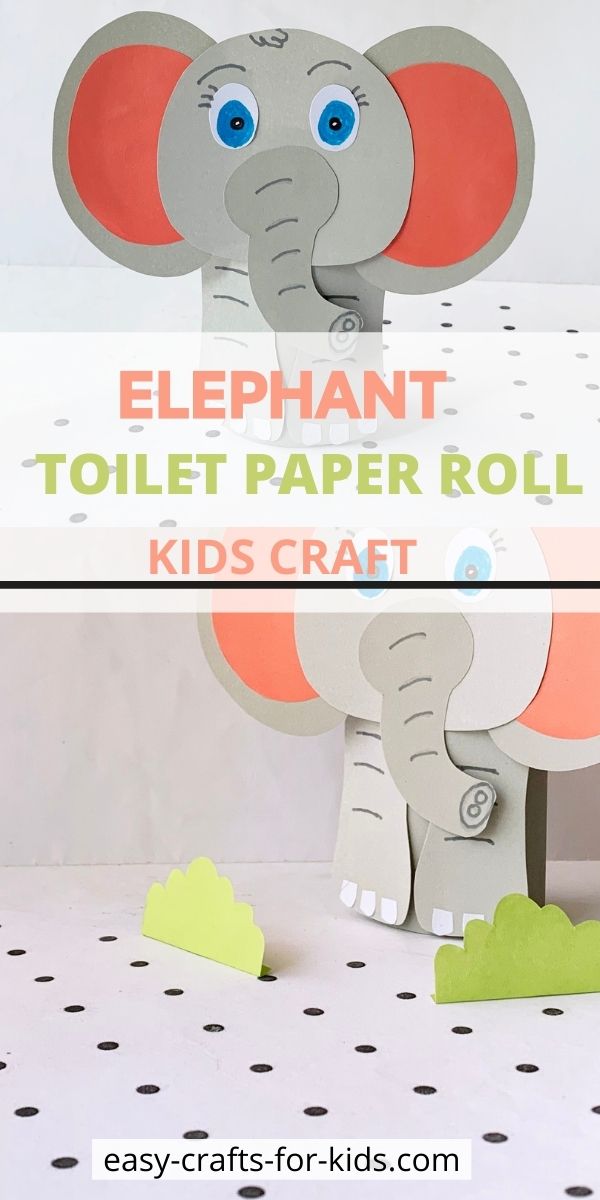 Elephant Toilet Paper Roll Craft