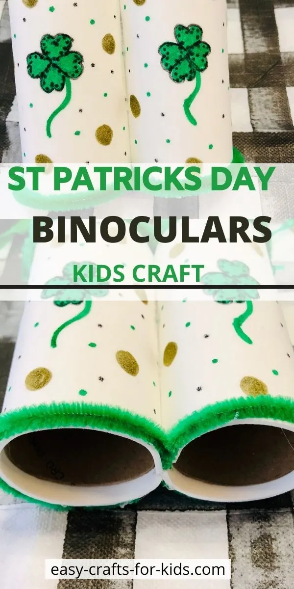 St Patrick's Day Binocular Craft