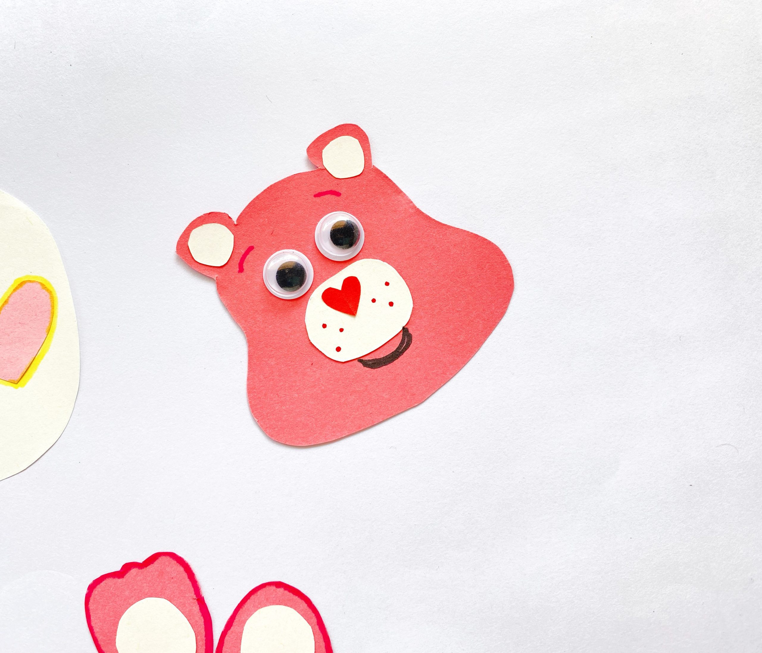 Love-a-Lot Bear craft step by step