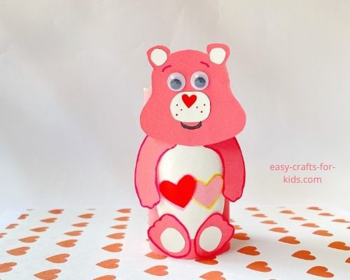 Love-a-Lot Care Bear Crafts with Toilet Paper Roll