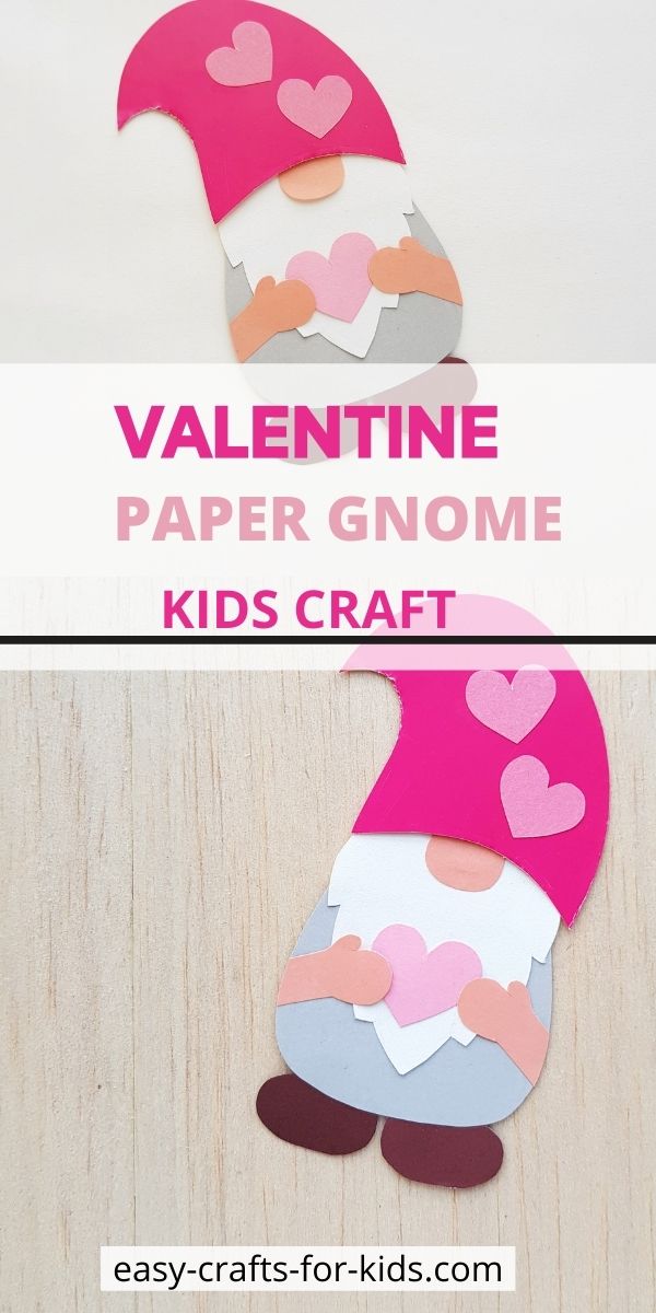 Valentine Gnome Craft for Kids