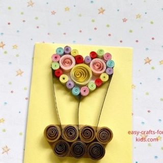 Valentine Hot Air Balloon Craft