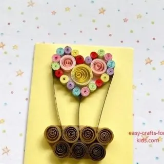 Valentine Hot Air Balloon Craft