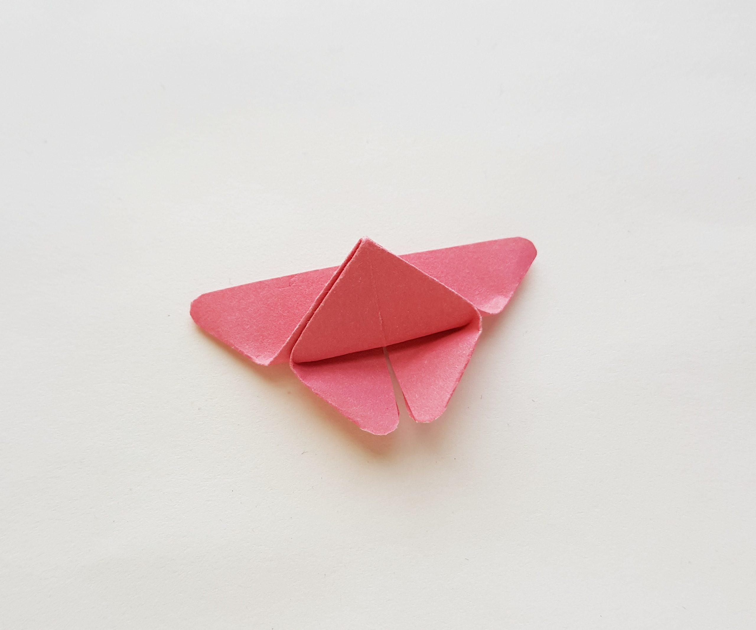 butterfly folded paper craft picture
