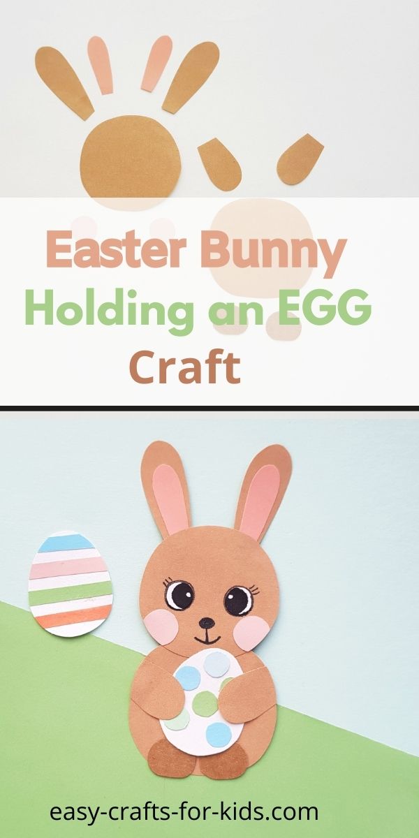 Bunny Holding an Easter Egg Craft