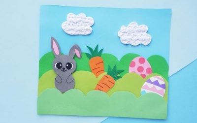 Easter Scene Paper Craft for Kids