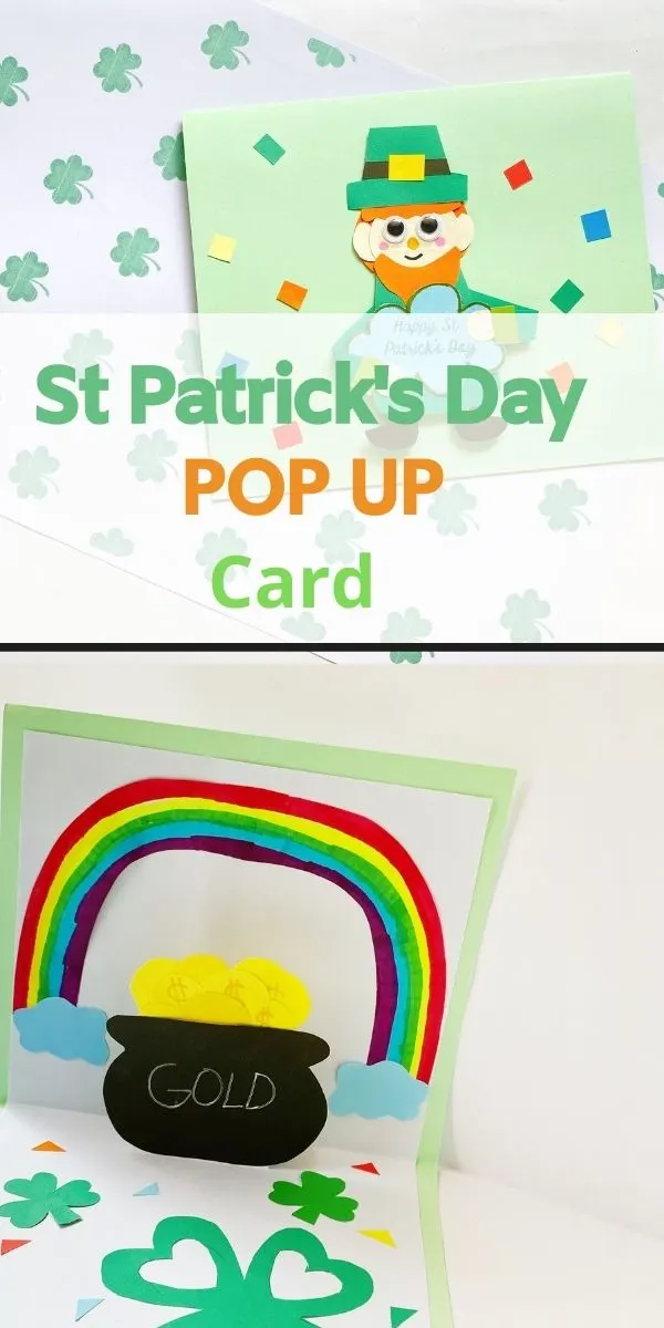 Leprechaun St Patrick's Day Pop Up Card