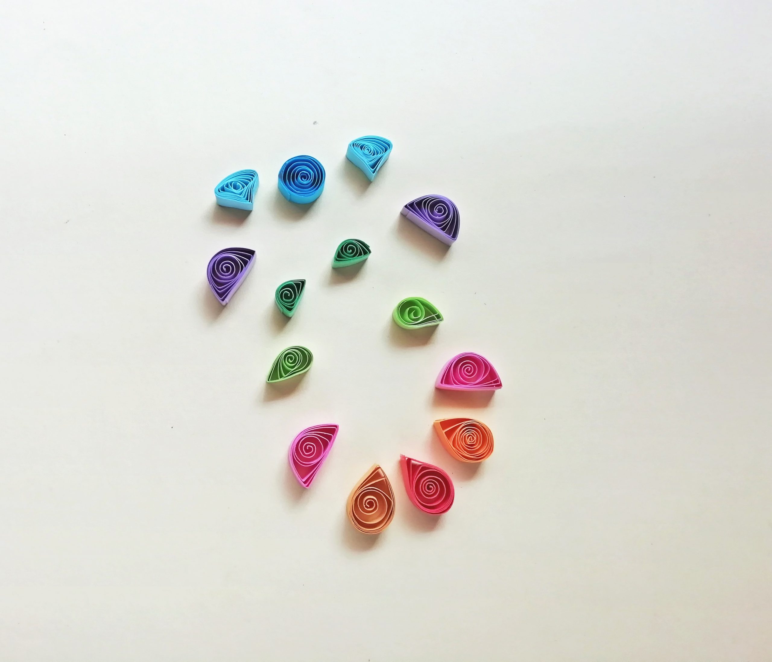 quilled paper shapes