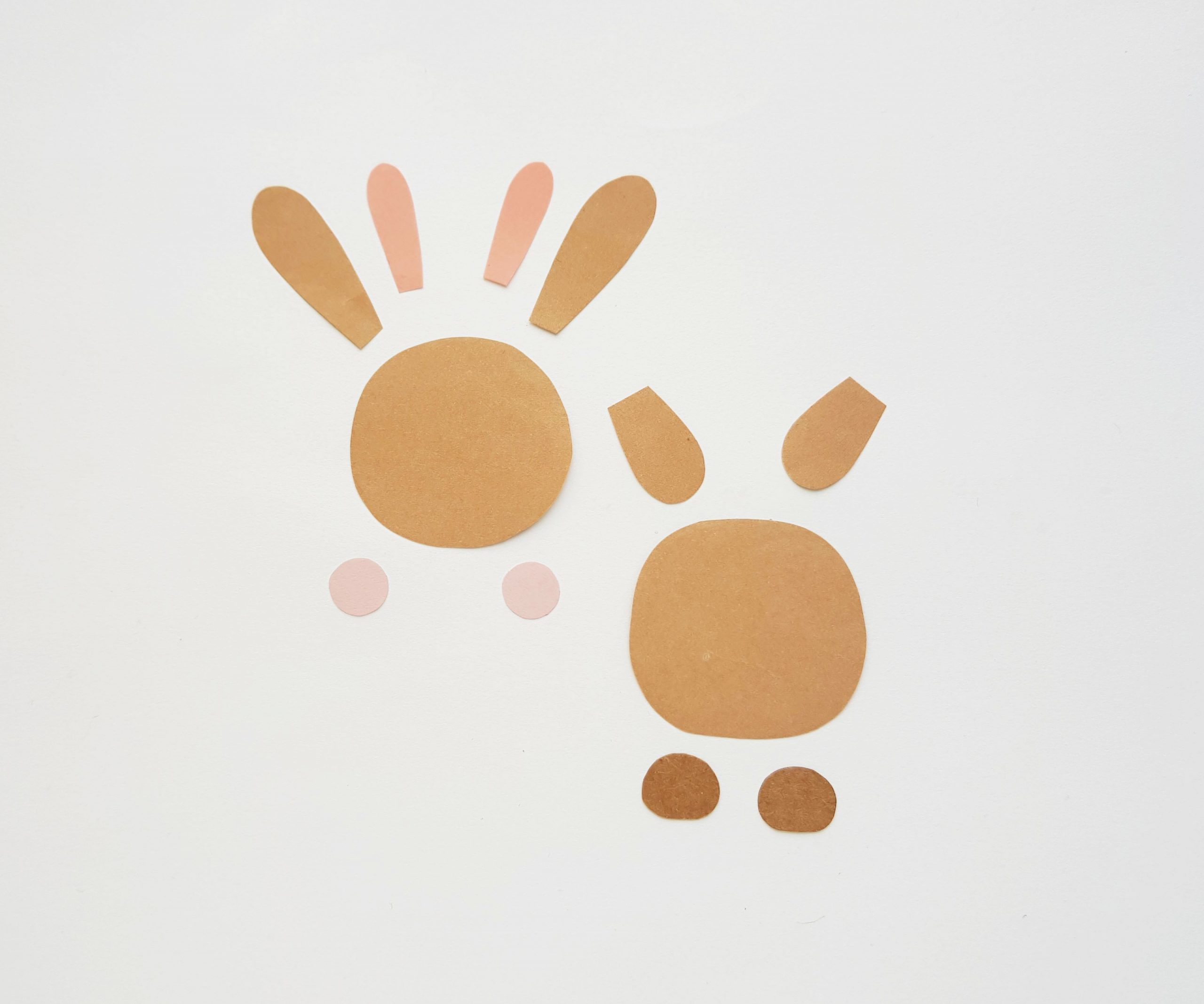 easter bunny holding an egg craft procedure