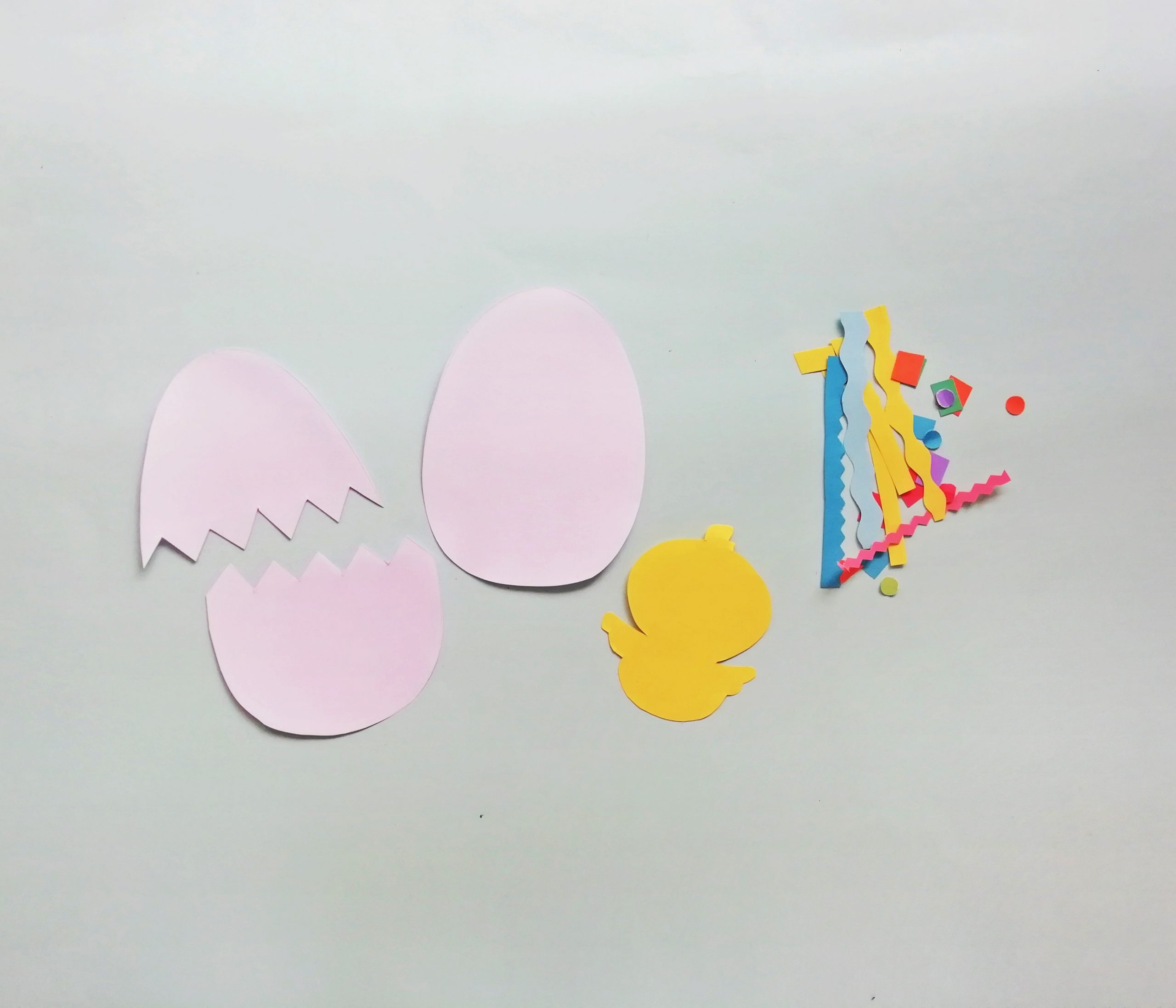 Easter hatching chick craft supplies