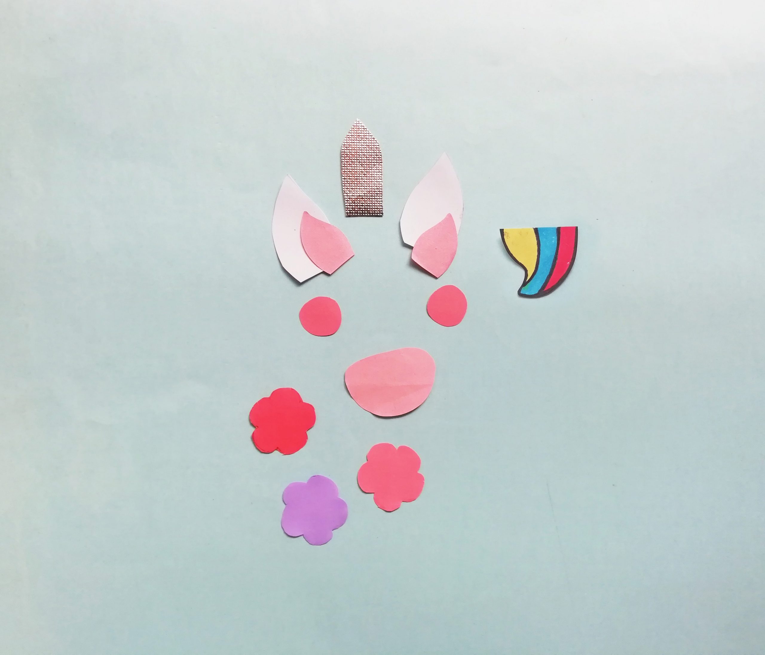 Unicorn cup template printout