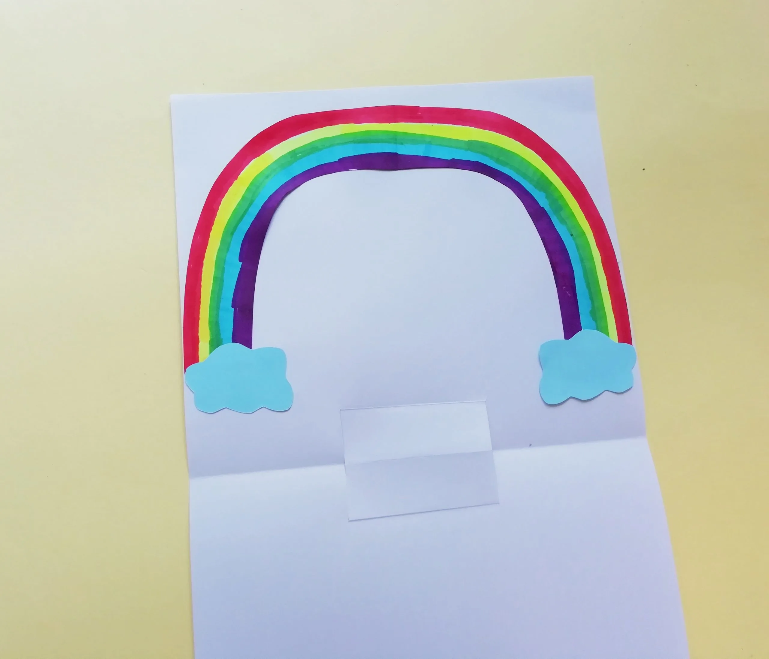 rainbow and cloud craft