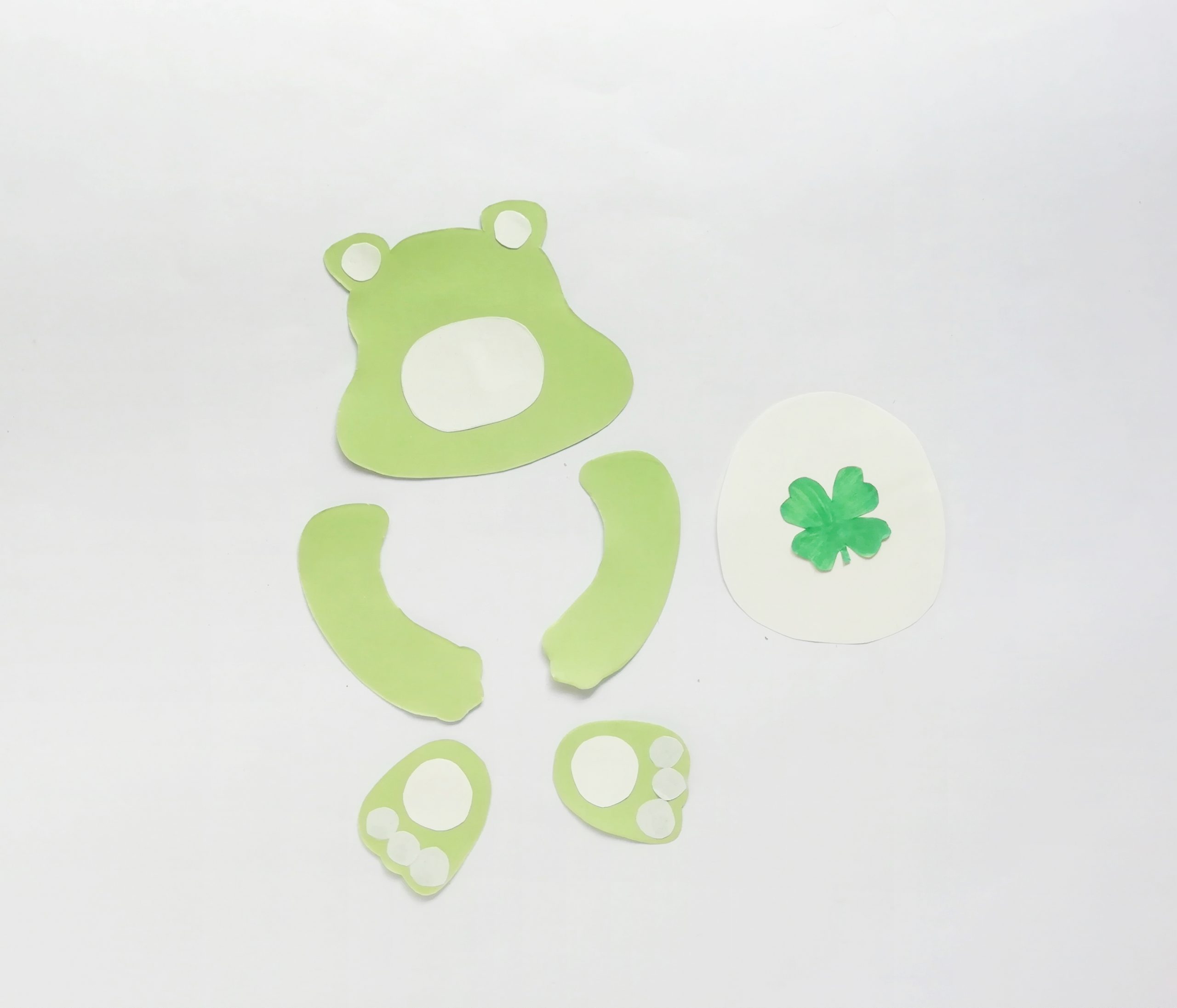 good luck bear craft step by step