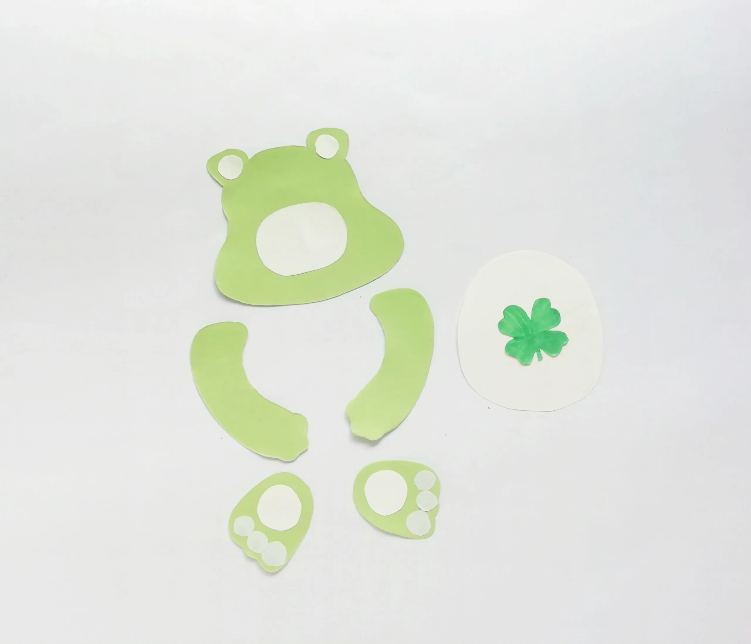 good luck bear craft step by step