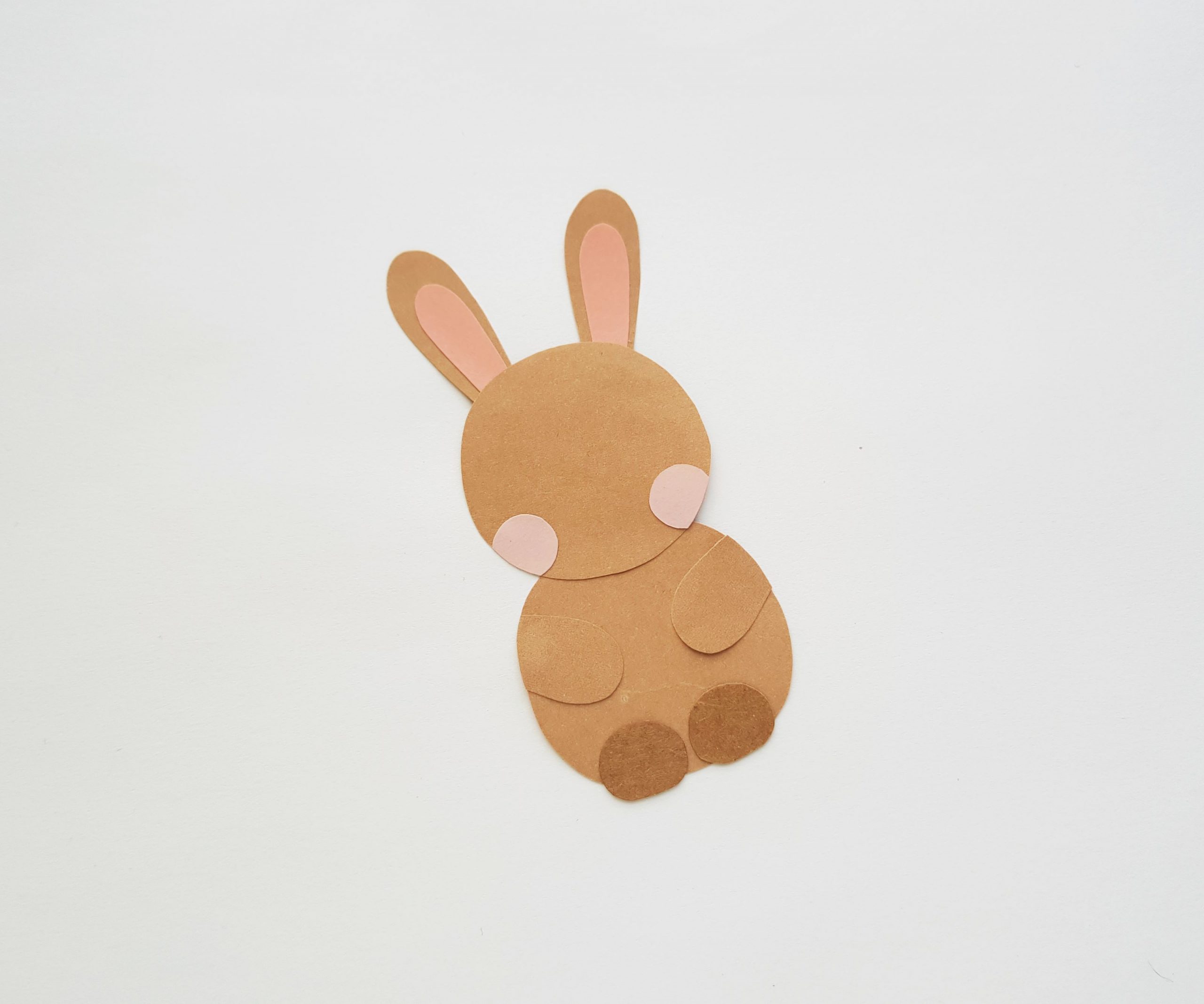 Easter bunny egg craft procedure