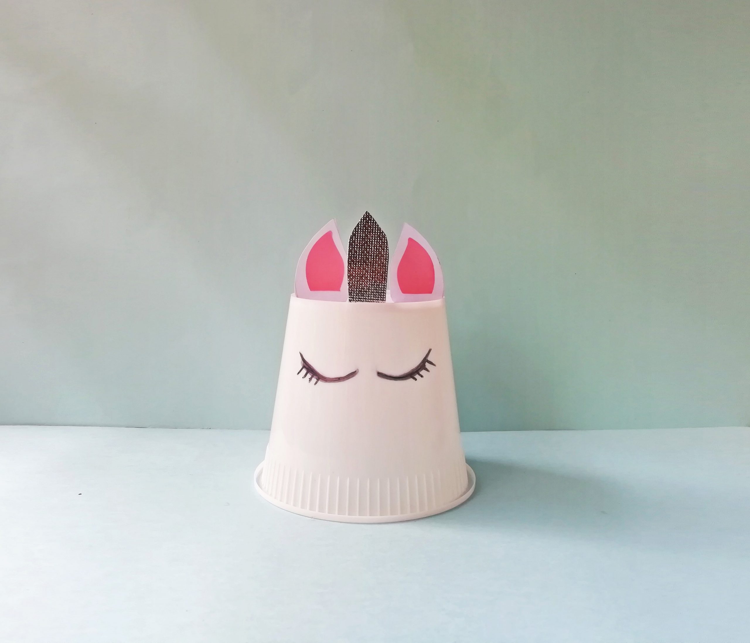 unicorn cup craft step by step procedure