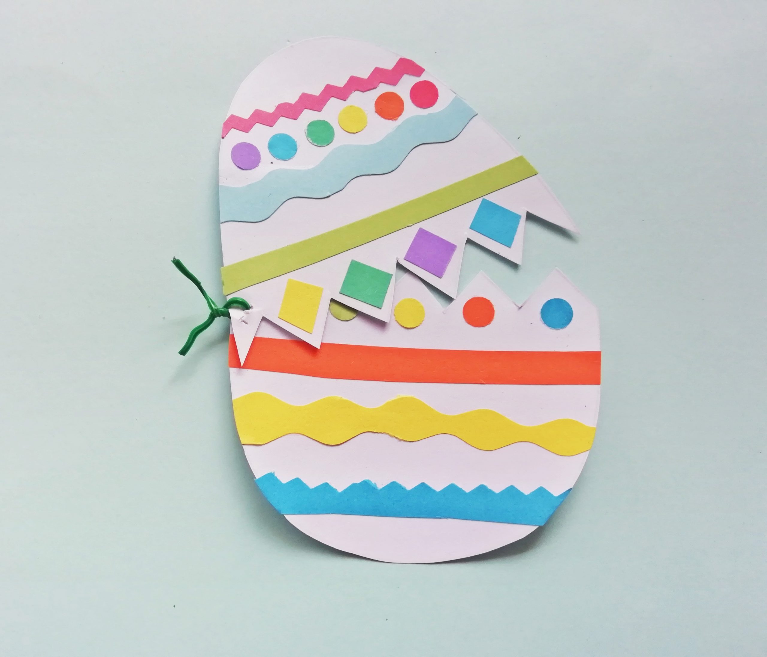 Easter hatching egg