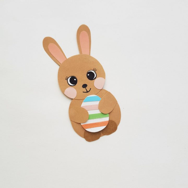 easter bunny with egg craft