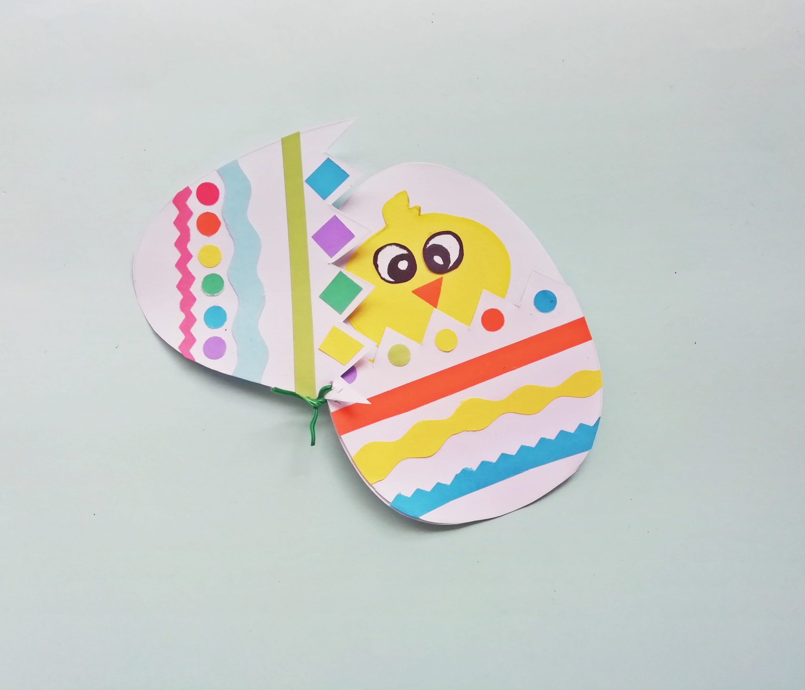 easter egg chick craft