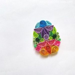 paper quilling easter egg