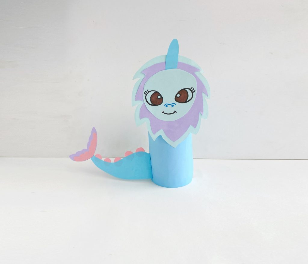 Raya and The Last Dragon Toilet Paper Roll Craft