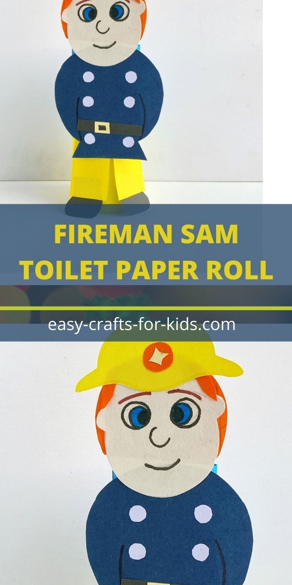 Fireman Sam Craft with Toilet Paper Roll