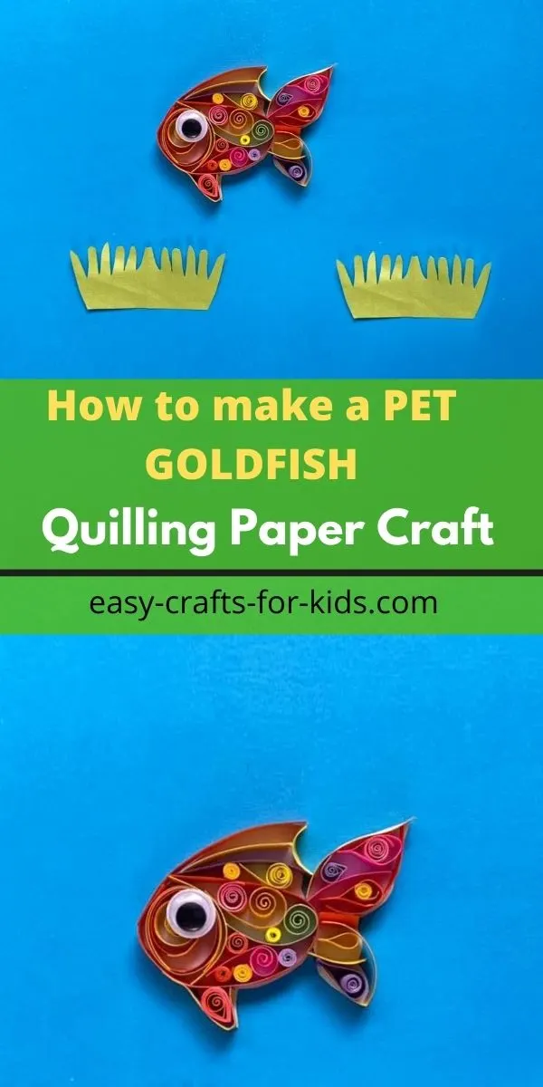 Quilled Paper Goldfish Craft