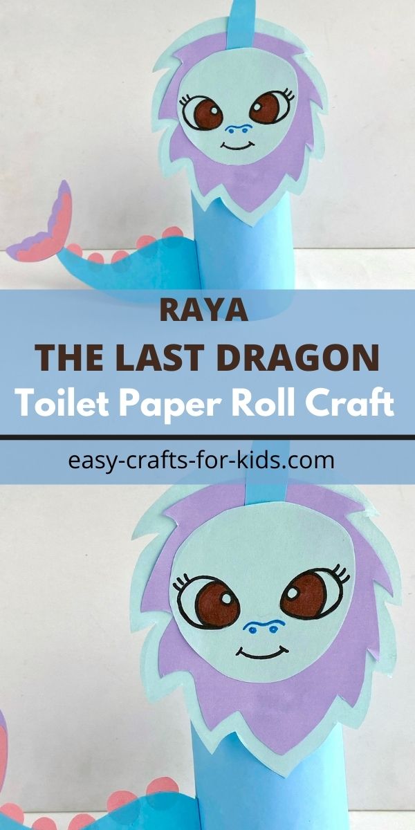 Raya and The Last Dragon Toilet Paper Roll Craft