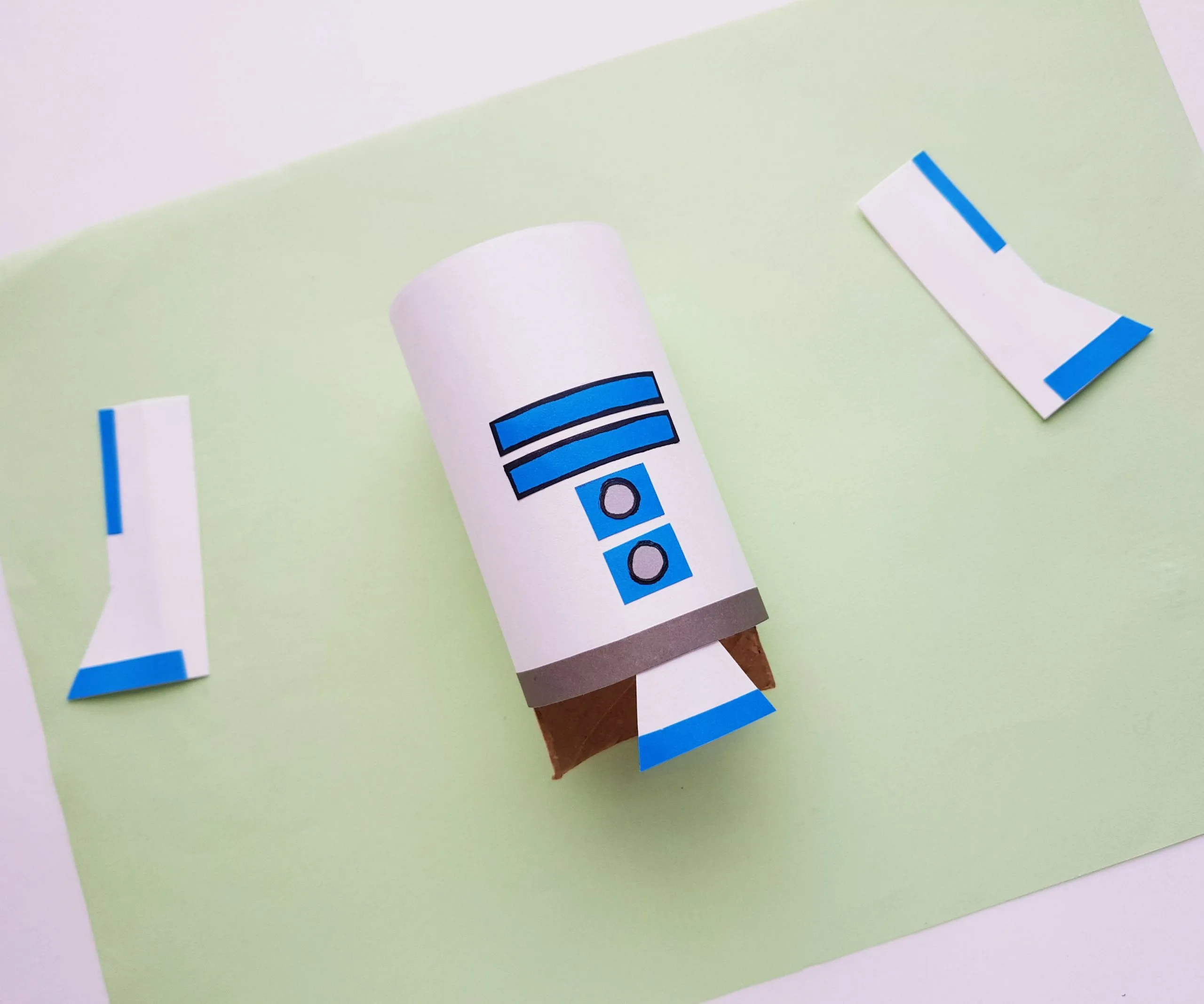 Star Wars Toilet Paper Roll R2D2 Craft