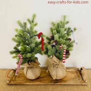 candy cane ornaments for kindergarten