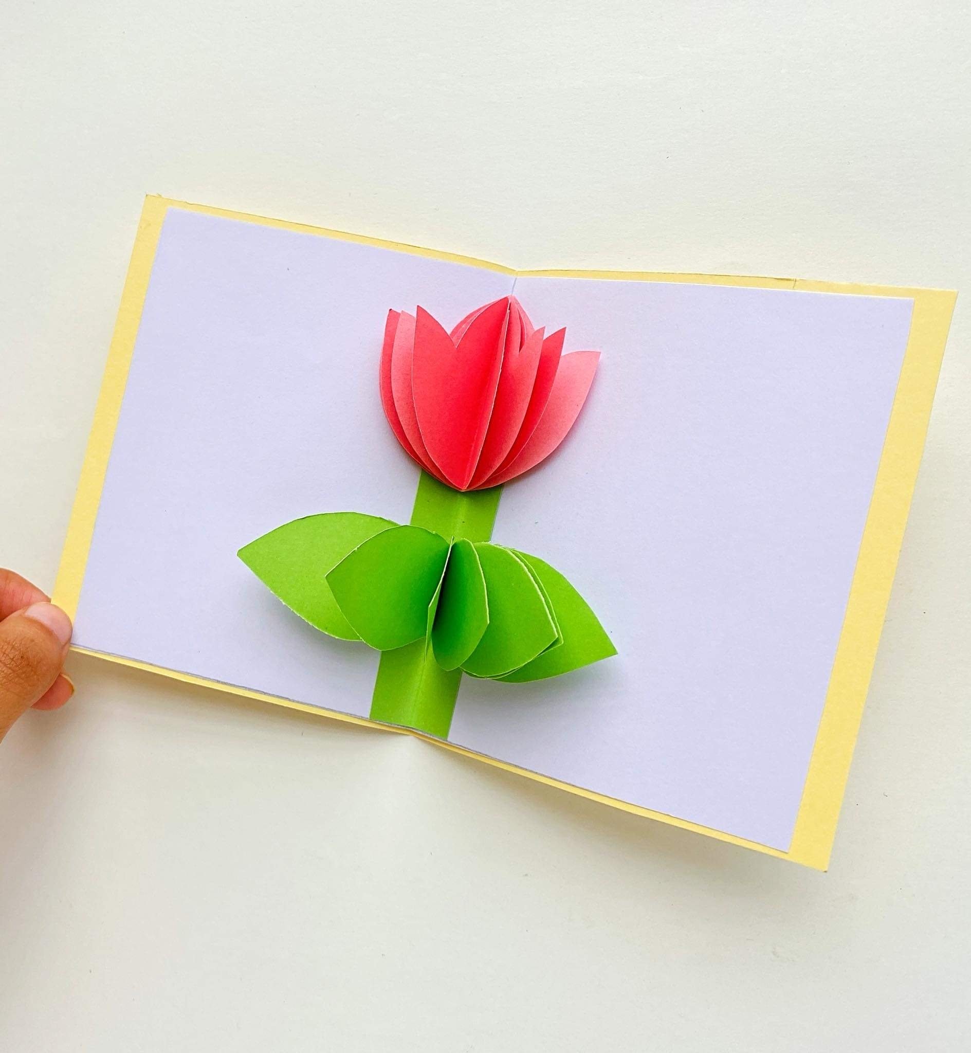 How to make a Flower Pop Up Card - 3D ROCK