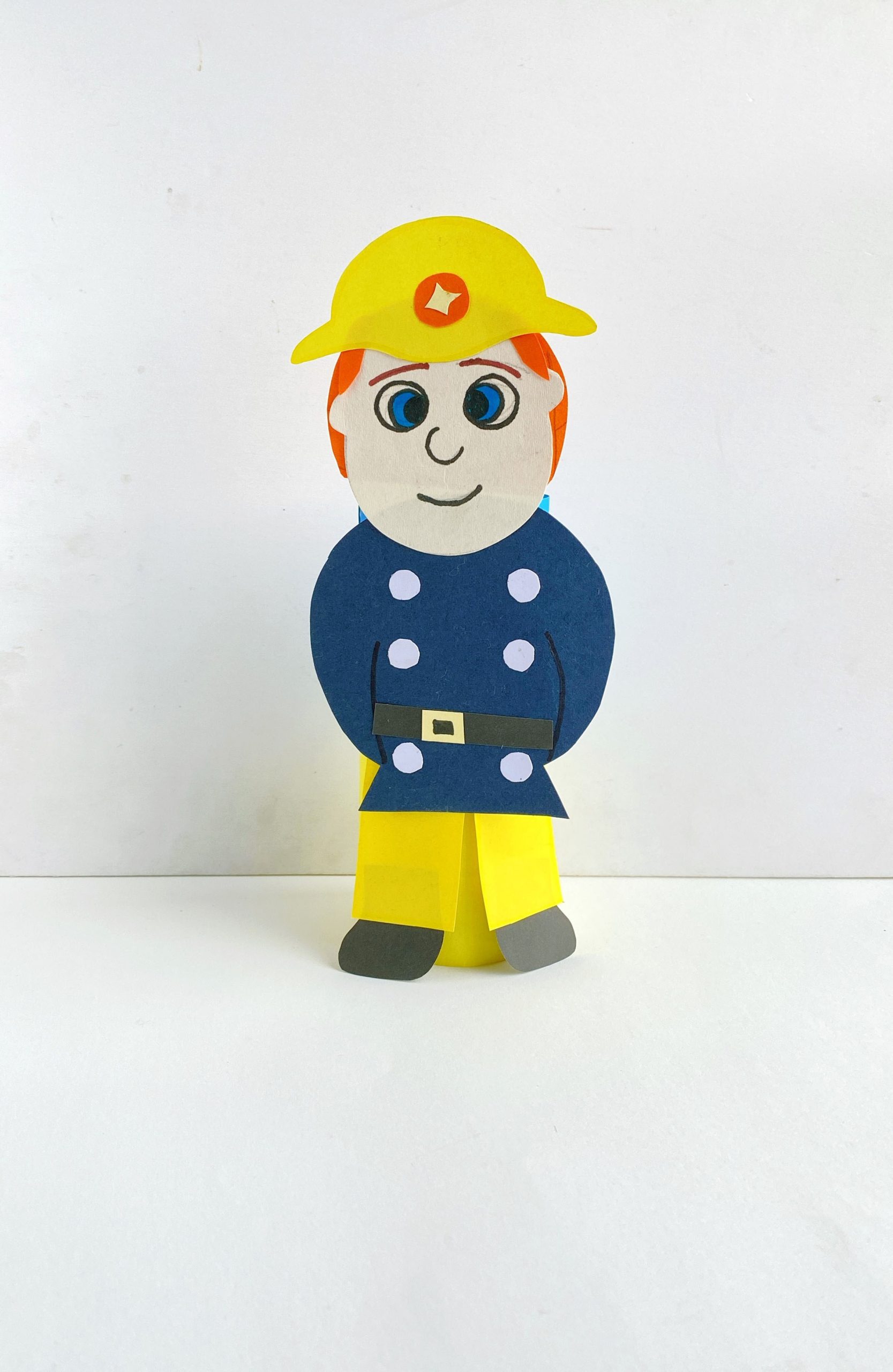 Fireman Sam Craft with Toilet Paper Roll