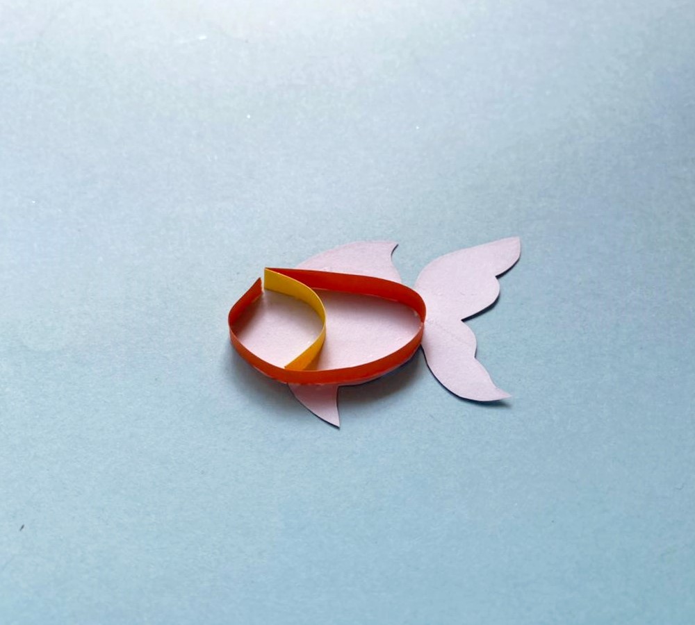 quilled goldfish craft tutorial