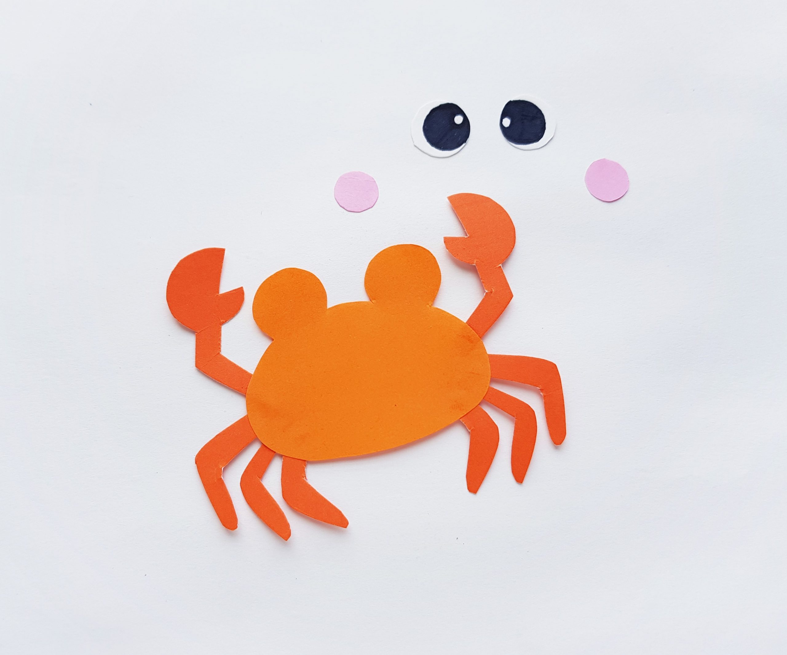 how to make a crab from paper