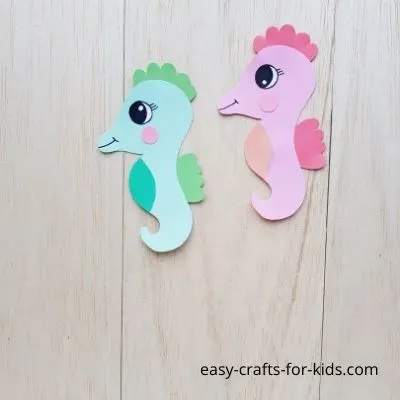 How to Make Seahorse from Paper