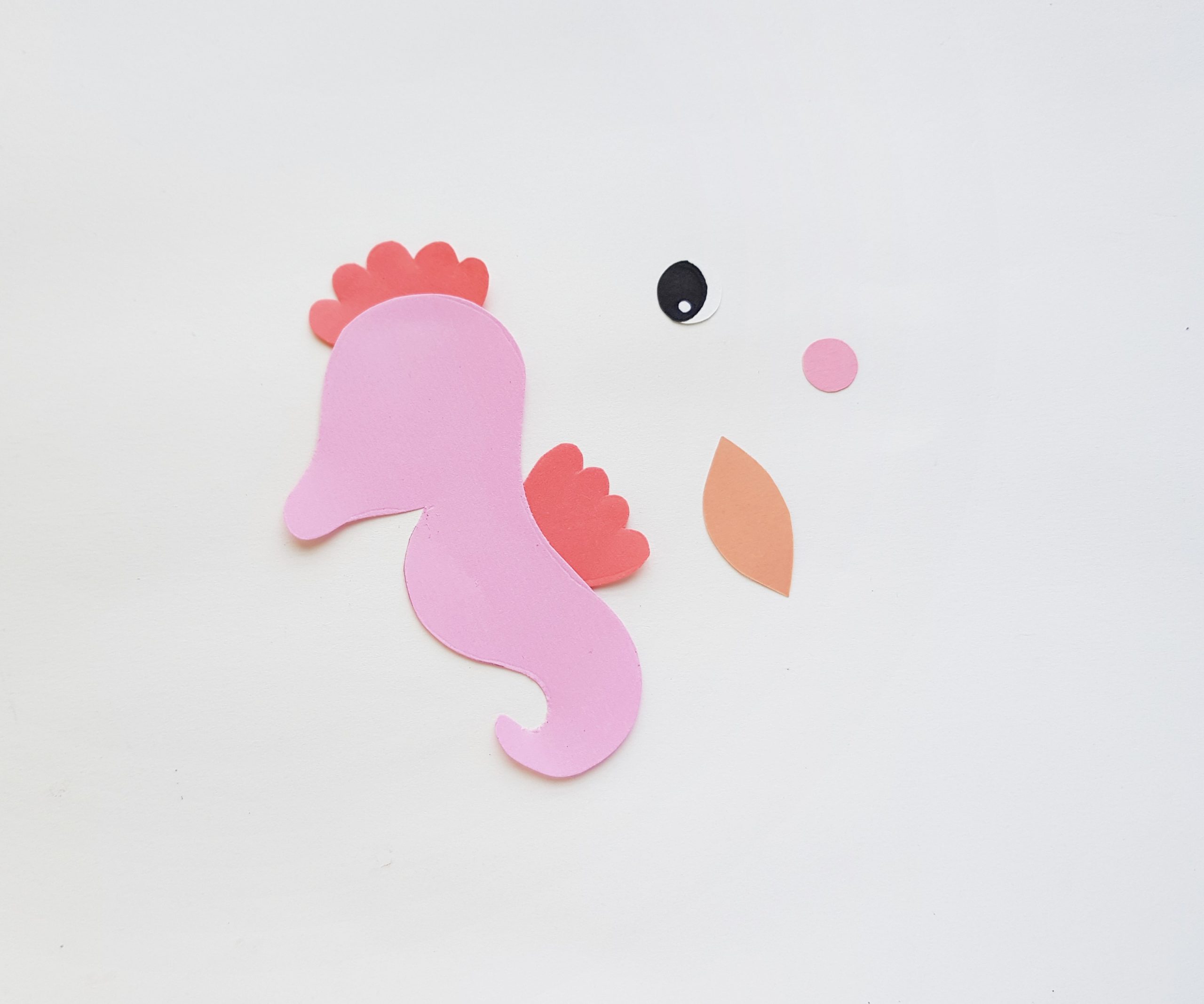 how to make a paper seahorse
