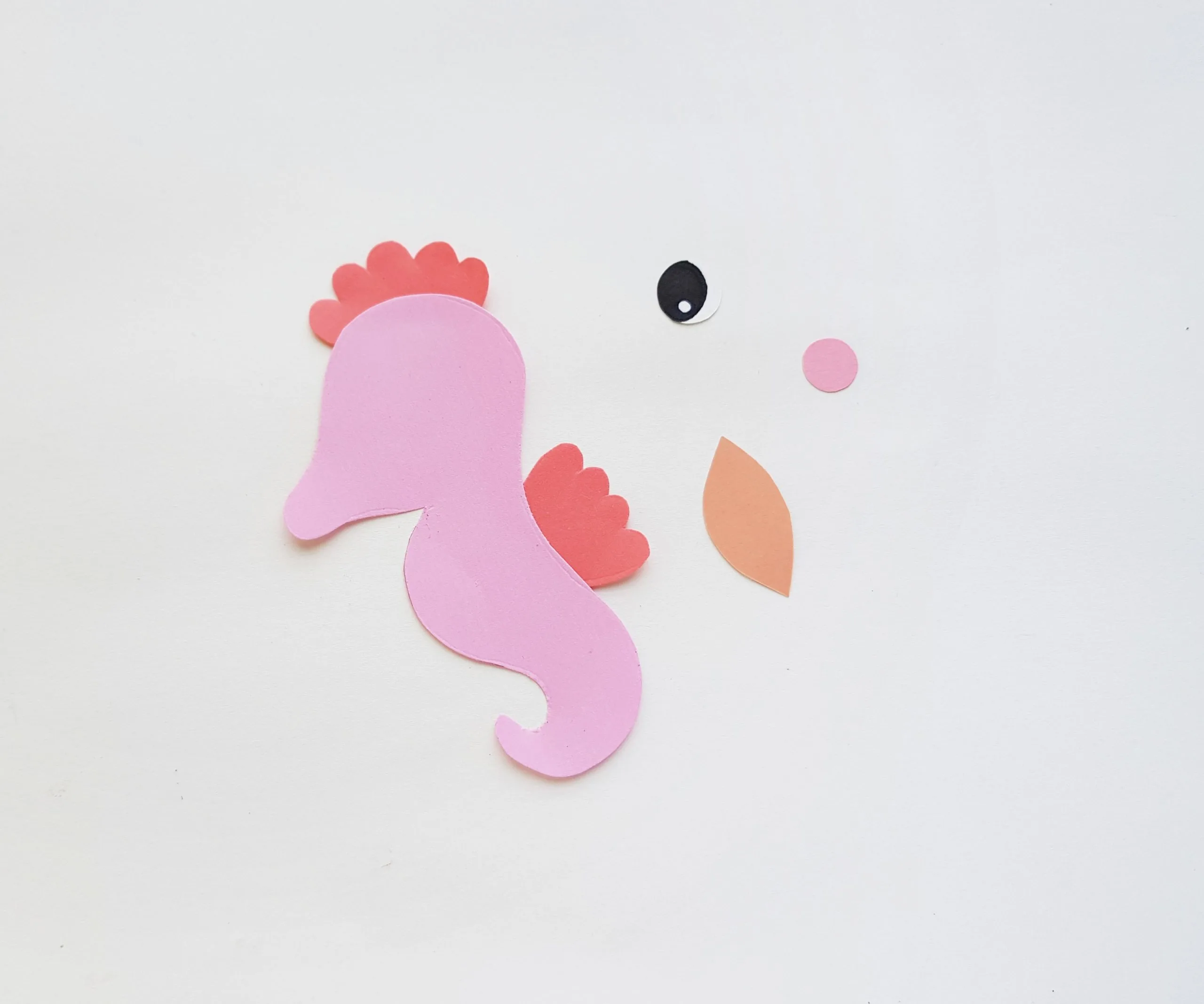 how to make a paper seahorse