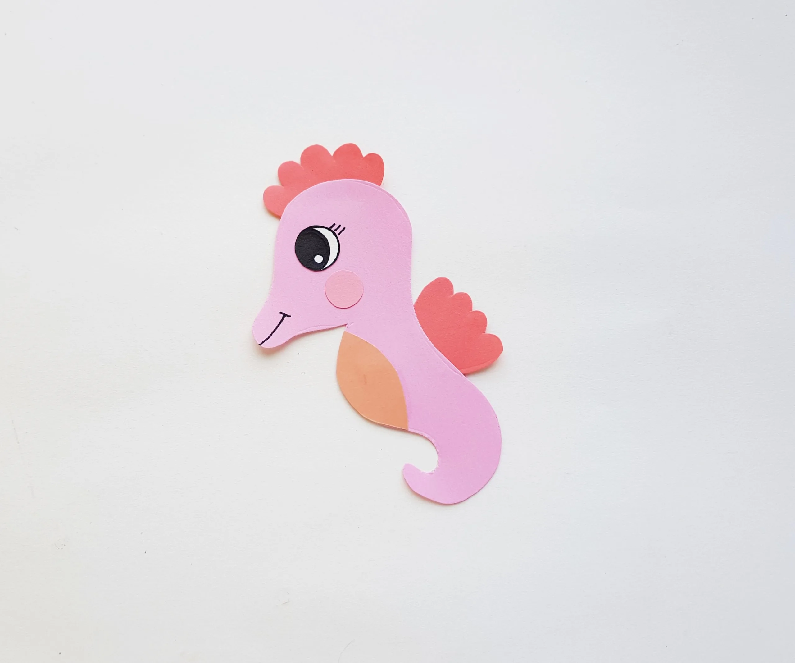seahorse paper craft