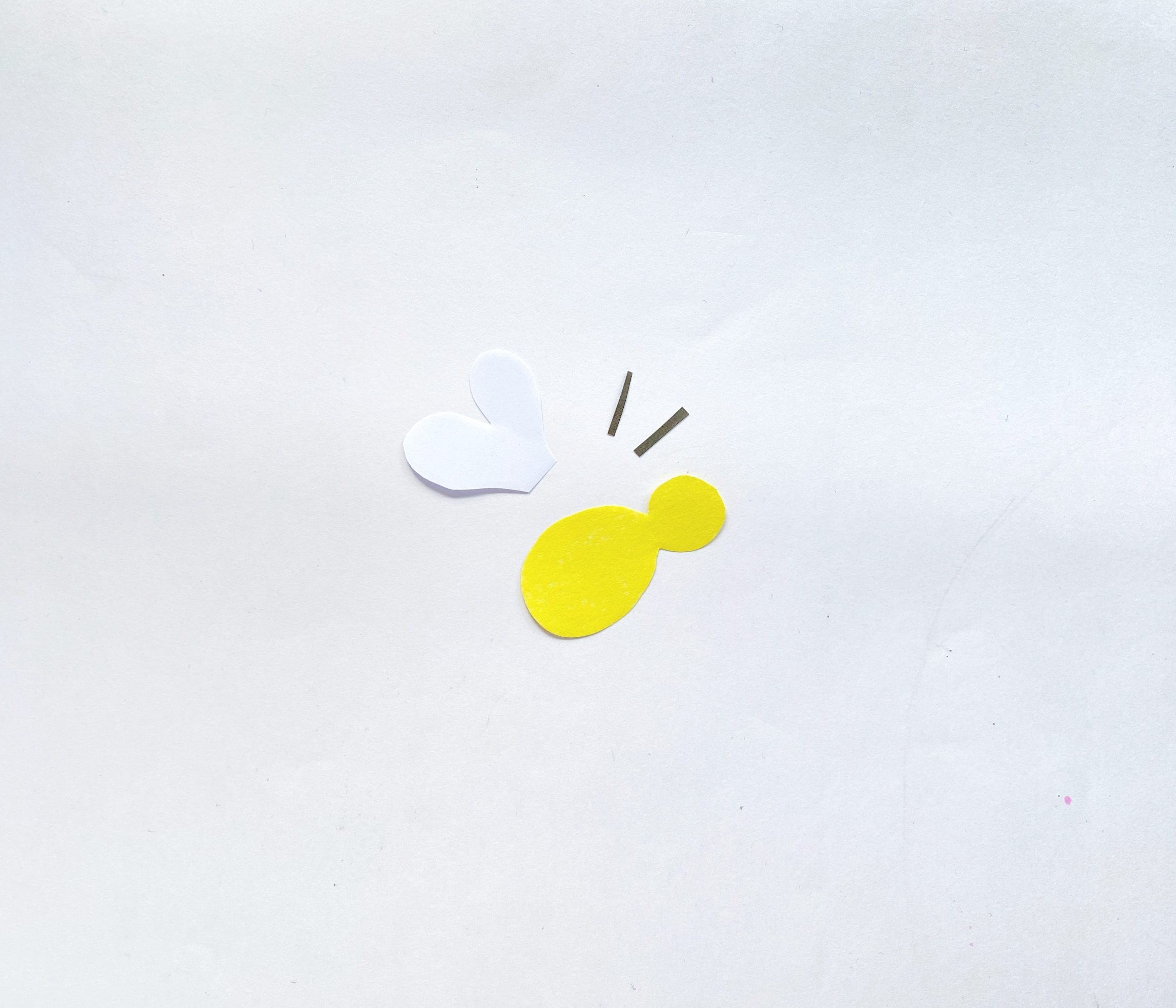 paper bee craft process