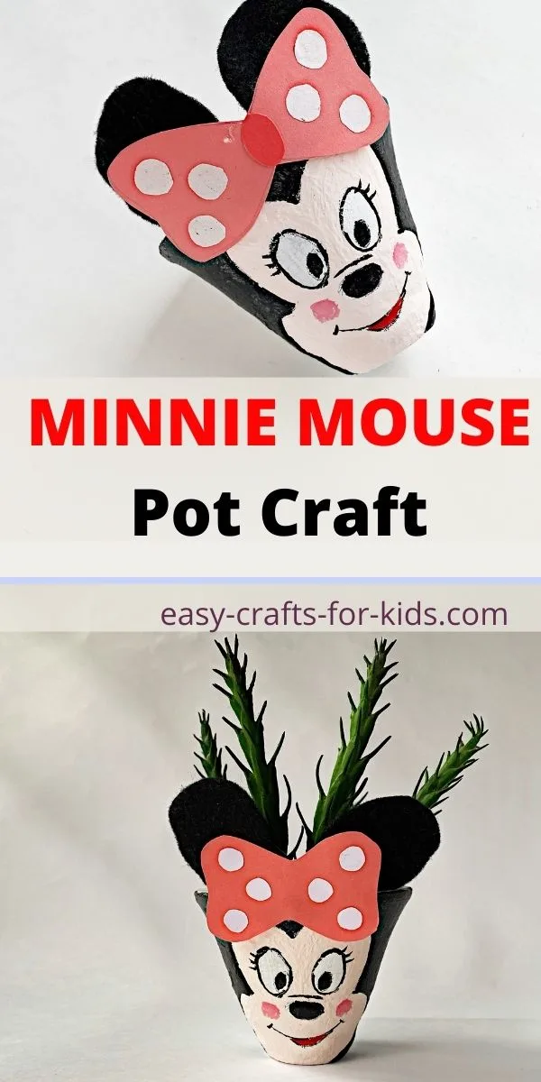 Minnie Mouse Planter Pot