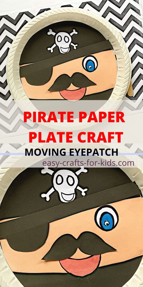 Paper Plate Pirate Craft 
