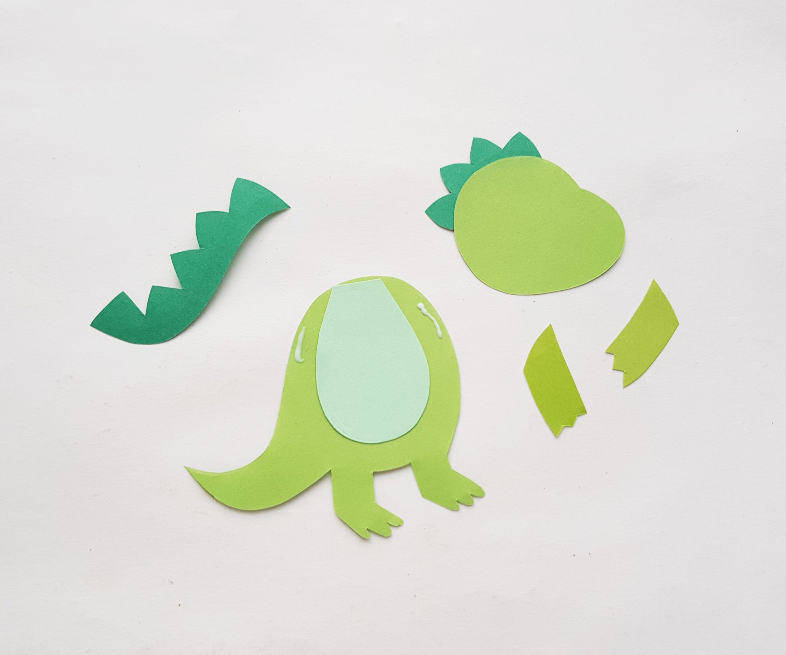 how to make a t rex bookmark