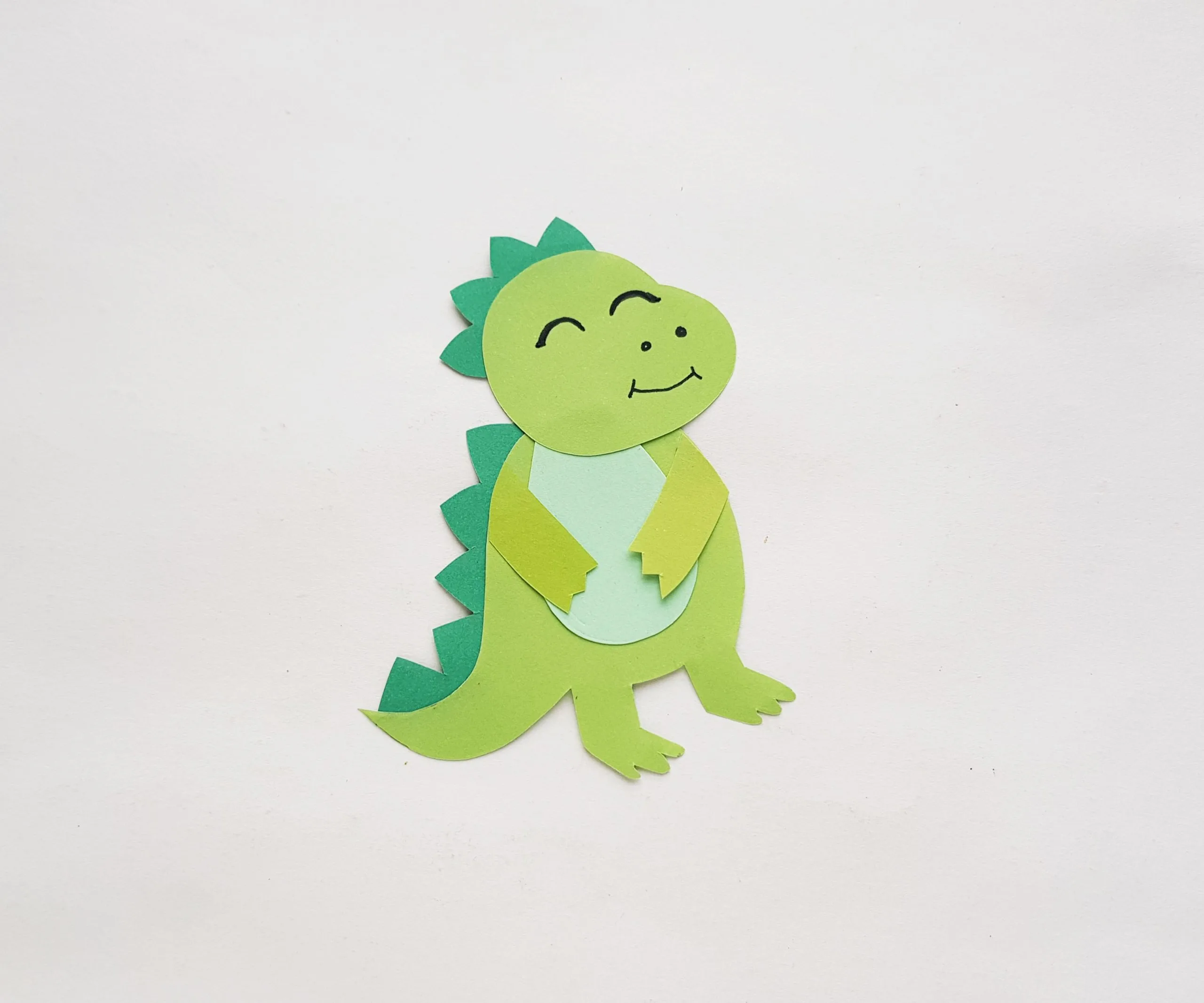 t rex paper craft with scissors