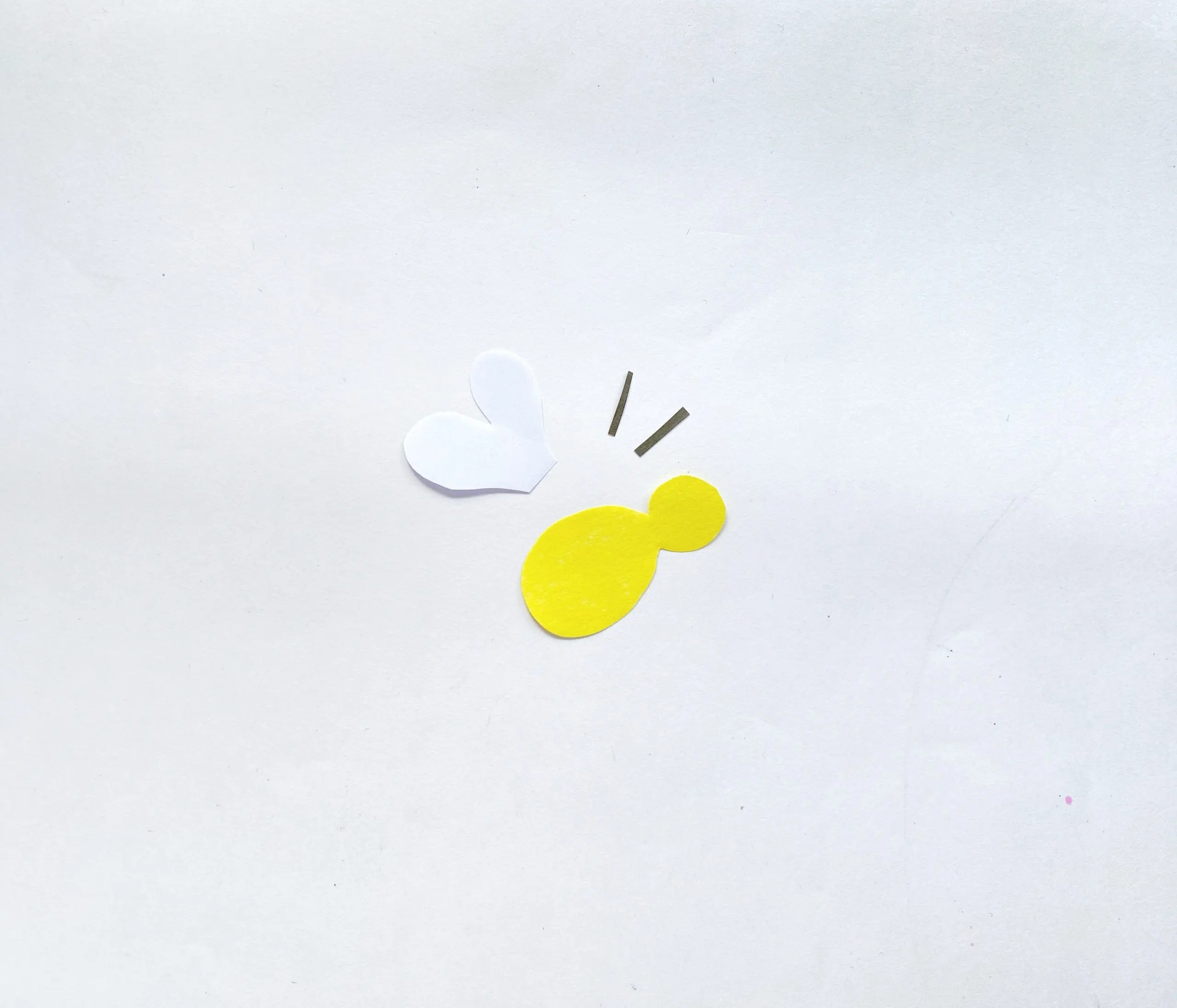 paper bee craft process